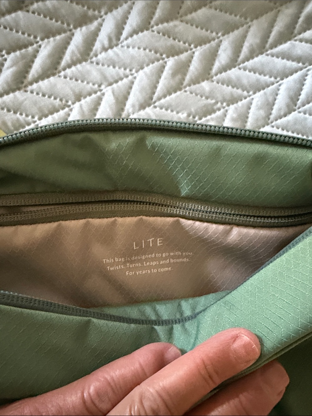 Bellroy Sage Green Sling Pouch - Picture 7 of 11